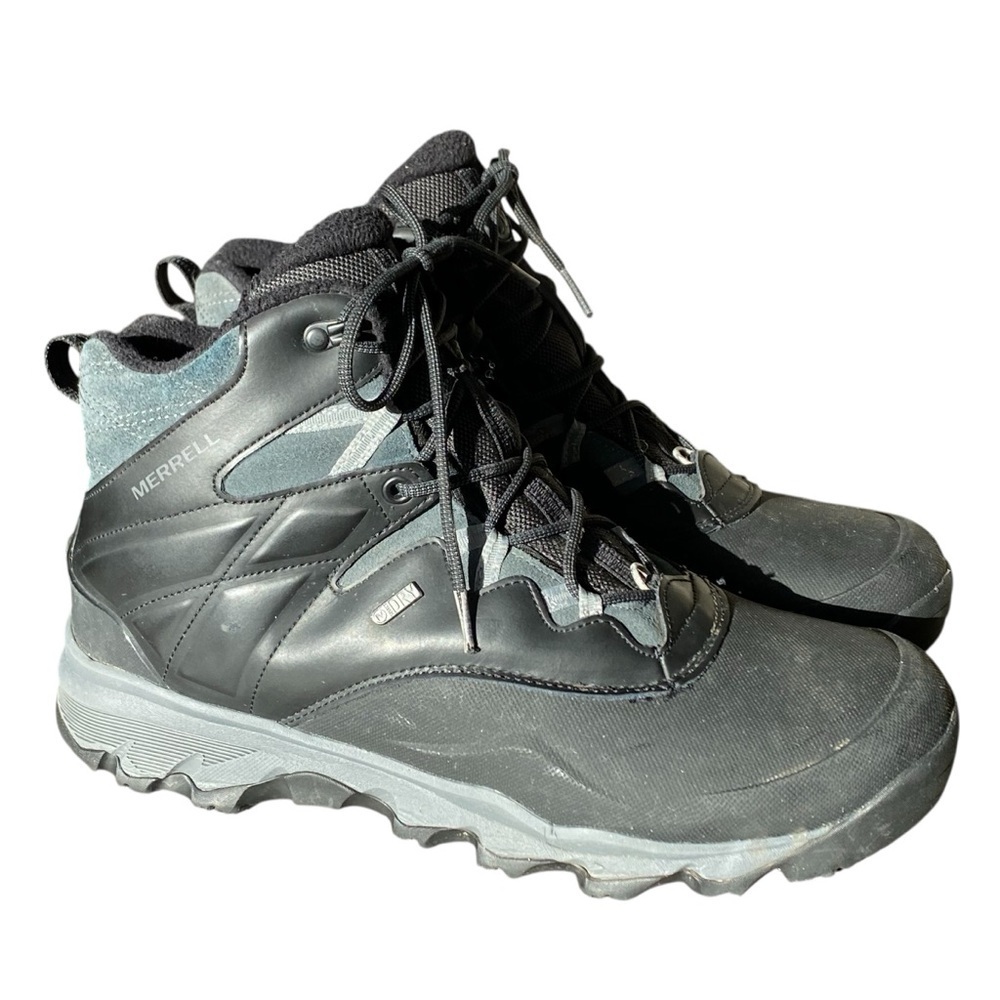 Merrell Thermo Advnt Ice+ WP Black Turbulence Vibram Boots J599553 Men’s 11
